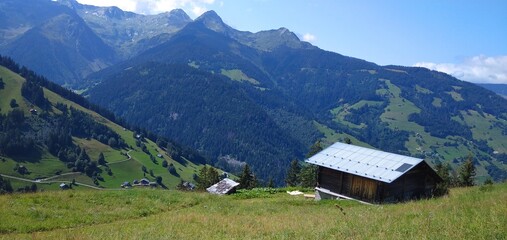 Obraz premium swiss mountain landscape
