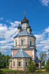 Fototapeta na wymiar Transfiguration Church, Rogozha, Russia