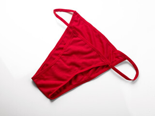 red and white underwear