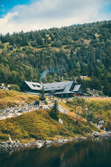 Samotnia refuge - The buildings that preceded the current Samotnia Refuge had been standing far before the arrival beside the Small Pond (Mały Staw) of the present leaseholders
