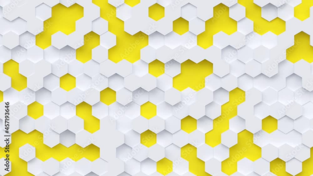 Poster geometric modern animated seamless looping abstract background. 3d render design element, creative m