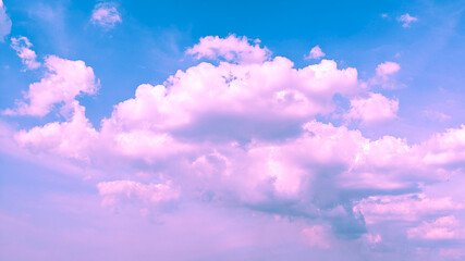 abstract background of cloudy pink and blue color 