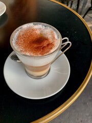 cup of coffee with milk