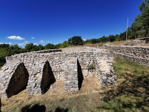 Tilurium, Military Sleeping Quarters, Trilj Is A Municipality And Town In Inland Dalmatia, Croatia 