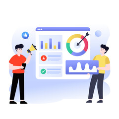 Fototapeta premium Online Marketing