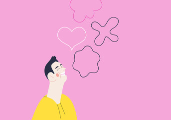 Happiness - happy smiling people portraits, emotion concept