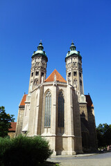 Fototapeta na wymiar Naumburger Dom Hochformat Unesco Weltkulturerbe