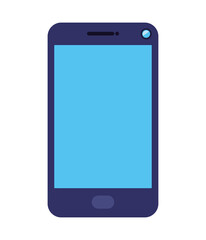 blue cellphone illustration