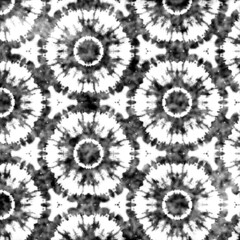 Black and White Tie Dye Pattern
