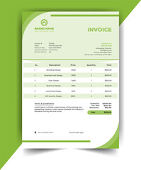 Elegant invoice template design vector | Business Bill form Design | Business Price form Design