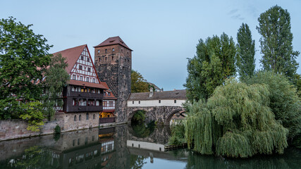 Fototapeta na wymiar Henkersbrücke Nürnberg 