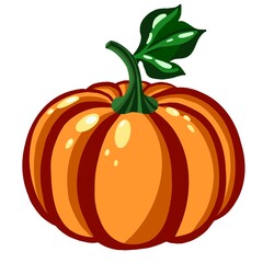 pumpkin isolated on white background