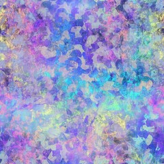 Seamless iridescent rainbow light pattern for print. High quality illustration. Swirly mix of pastel colors resembling holographic foil. Fantasy spectrum mermaid fantastical pattern for print.