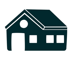 home silhouette illustration