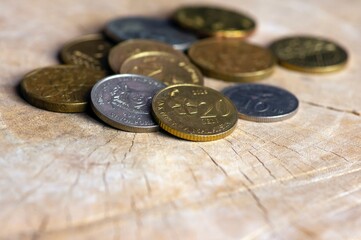 Coins from asian countries, selected focus