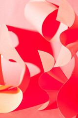 Abstract background in red and white colors