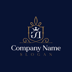 DG letter luxury logo design inspiration