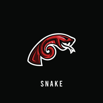 Snake pistol e-sport logo design inspiration