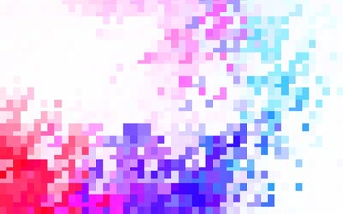 Light Blue, Red vector background in polygonal style.