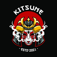 Kitsune Mask Japan Mythology Vector