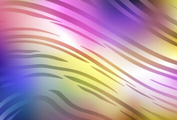 Light Multicolor vector abstract bright pattern.