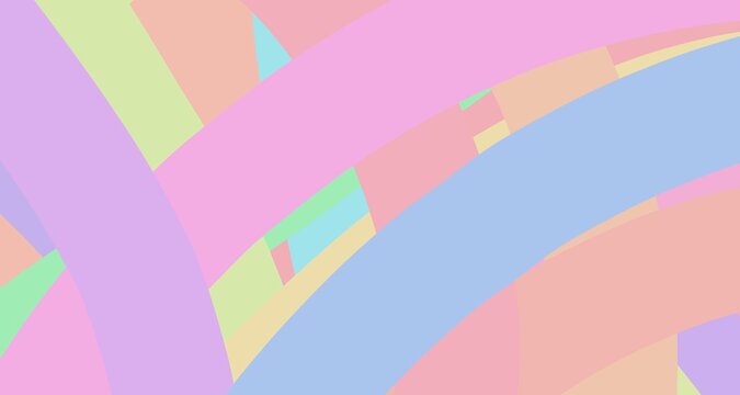 Abstract line colorful pastel graphic pattern design illustration background and backdrop 
