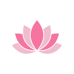 Lotus icon design template illustration isolated