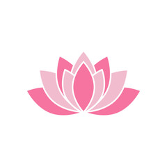 Lotus icon design template illustration isolated