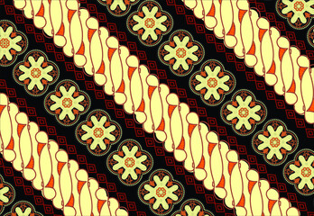 Parang Batik is one of the oldest batik motifs in Indonesia. This design is a development of the Parang Batik motif combined with floral motifs
