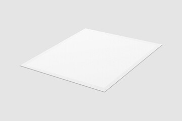 Blank Polaroid For Photo Frame Mockup. 3D Render.