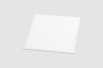 Blank Polaroid For Photo Frame Mockup. 3D Render.