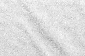 Fototapeta na wymiar Clean white towel texture and seamless background