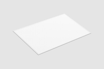 Blank Polaroid For Photo Frame Mockup. 3D Render.