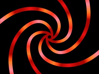 red and black spiral