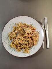 pasta with mushrooms