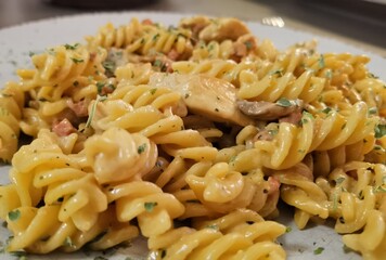 pasta with pesto