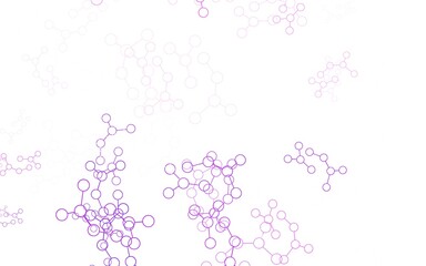 Light Purple, Pink vector texture with artificial intelligence concept.