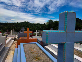 cross on the top of the hill