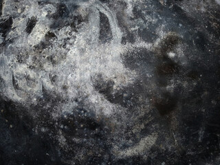 Abstract dark background from metal plate.