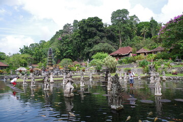 Fototapeta na wymiar インドネシア　バリ島のティルタガンガ