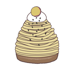 さつまいものモンブラン