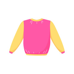 Jumper, sweater Vector Illustration isolated background. Clothing collection icon, promotion, sale, disposal of clothing