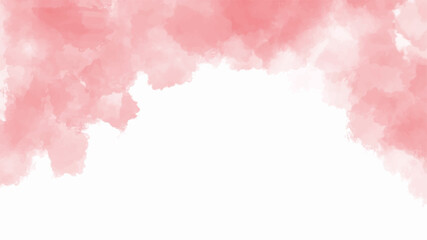 Obraz premium Pink watercolor background for your design, watercolor background concept, vector.