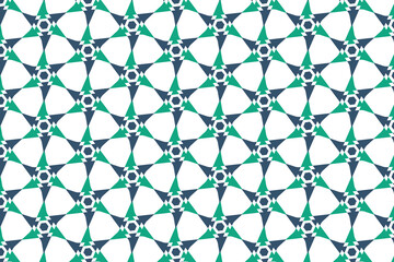 Arabic patterns background. Geometric seamless Muslim ornament backdrop