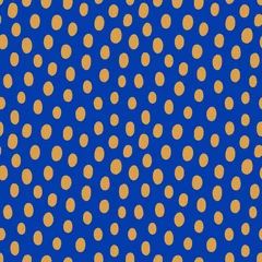 Keuken foto achterwand Geometrische vormen Polka Dot Hand getekende naadloze patroon. Abstracte Vectorachtergrond in Eigentijdse Stijl. Eenvoudig punt en vlekken