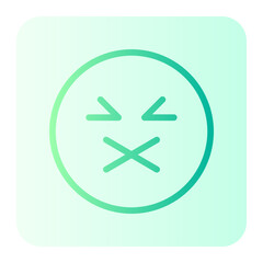 Obraz premium mute gradient icon