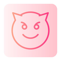 devil gradient icon