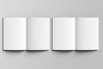 Blank Magazine Mockup 