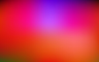Dark pink, red vector blurred background.
