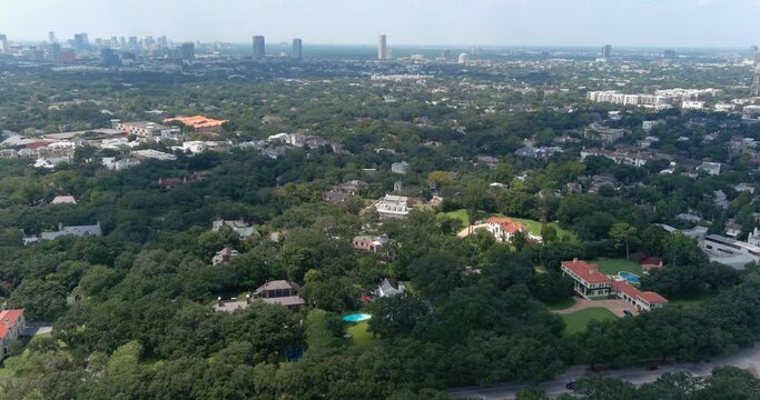 Aerial Of The Houston Museum District